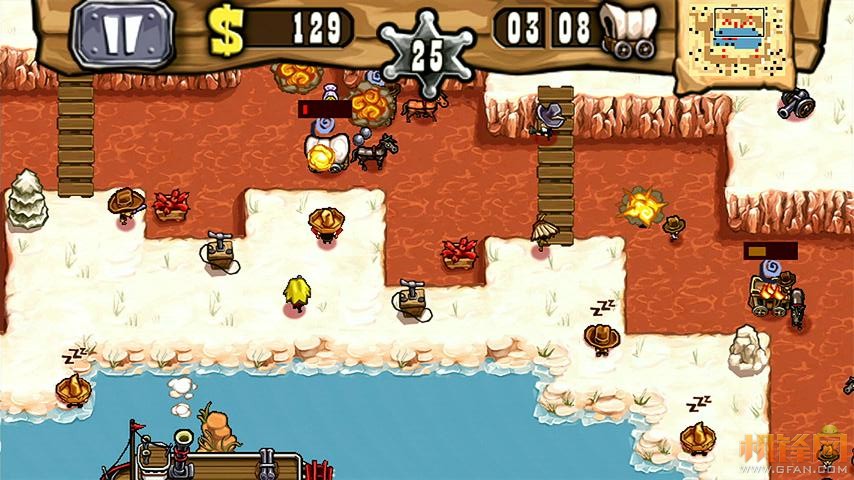 安卓:西部牛仔塔防 枪之荣耀 Guns'n'Glory v1.5.3最新版