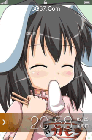 小女孩吃的好满足