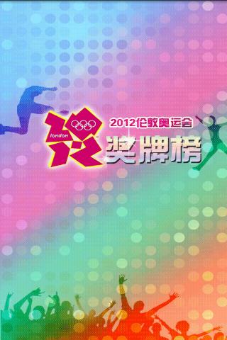 2012伦敦奥运奖牌榜