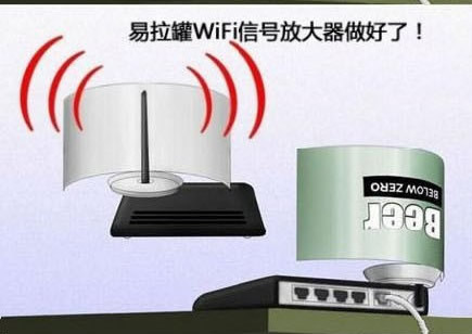 路由器套上易拉罐：WiFi信号增强