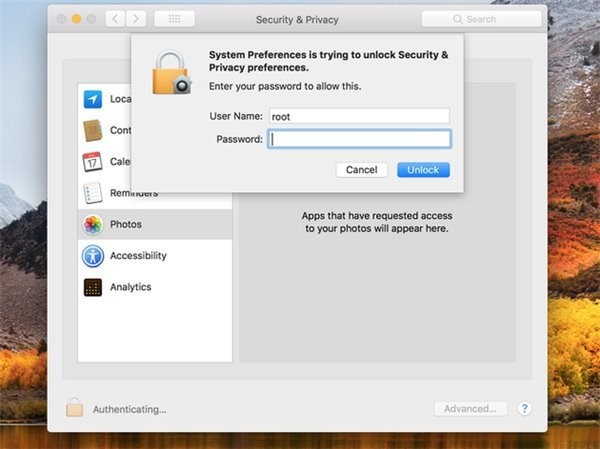 苹果Mac OS曝特大漏洞 无密码解锁电脑