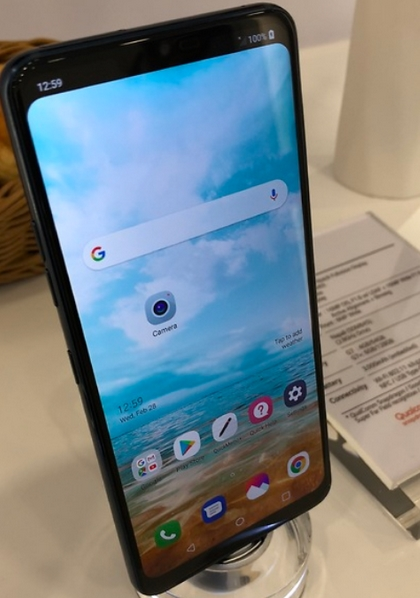 LG G7真机曝光 旗舰级“水桶机”了解一下