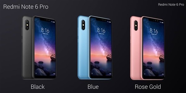 红米Note 6 Pro泰国发布 4000mA电池加持