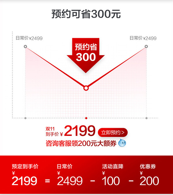 石头扫地机器人双十一预约仅需2199元！